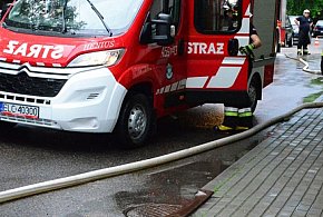Łowicz: Strażacy interweniowali przy ulicy Kaliskiej-328239