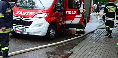 Łowicz: Strażacy interweniowali przy ulicy Kaliskiej-328239