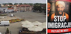 Stop nielegalnej imigracji - manifestacja w Łowiczu