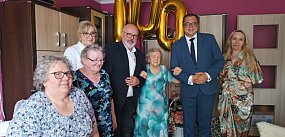 100 lat pani Ireny Wesołowskiej FOTO FILM