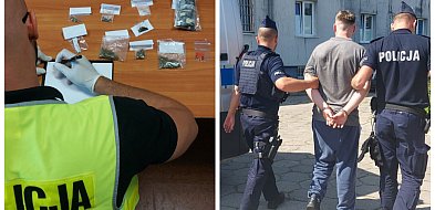 Policjanci z Łowicza zatrzymali 29-latka ze znaczną ilością narkotyków -329406