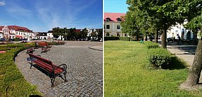 Tak wyglądał Nowy Rynek w Łowiczu 20 lat temu 