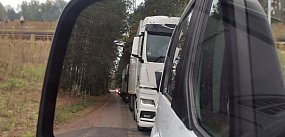TIR-y błądzą po Zielkowicach - to wynik prac w Arkadii