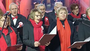 Zapowiedź koncertu patriotycznego i występ Zespołu