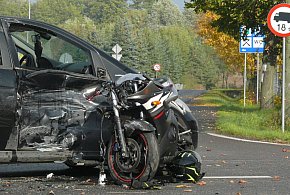 AKTUALIZACJA. Motocyklista ciężko ranny. Sprawca nie ustąpił pierwszeństwa?-332037