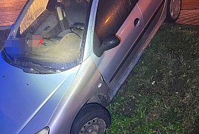 Pijany 82-latek zakończył jazdę w rowie-332711