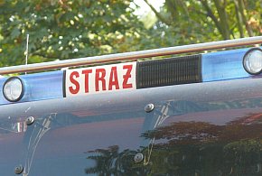 Głowno. Strażacy w akcji - spod maski auta wydobywał się dym-332834