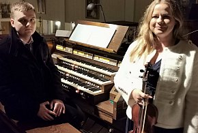 Muzyka skrzypiec i organów wypełniła kościół Dobrego Pasterza w Łowiczu-332960
