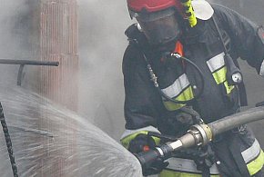 Właściciel opanował pożar, strażacy dogasili-333588