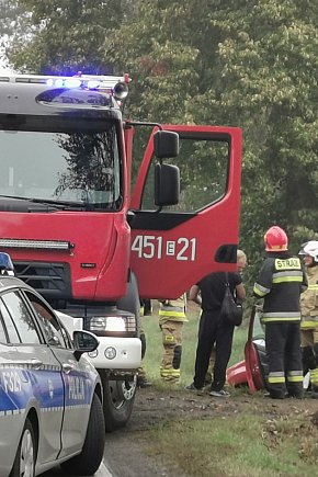 Wypadek na DK 70 pod Łowiczem-12485