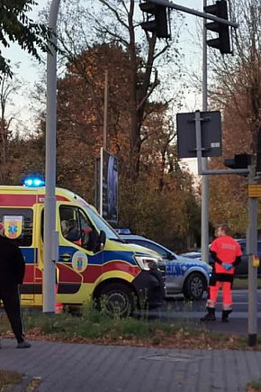 Wypadek na Poznańskiej w Łowiczu-12580