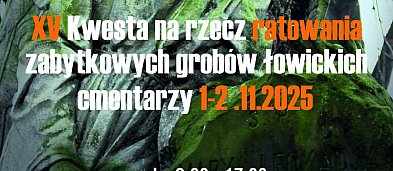Łowicz. Kwesta na rzecz ratowania zabytkowych grobów łowickich cmentarzy-4760