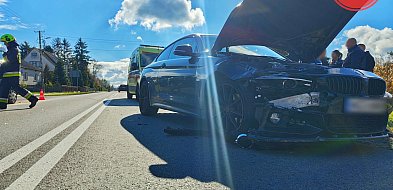 Groźny wypadek w Gzince. Uczestnikami Mazda i BMW-331881