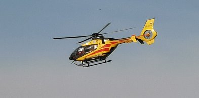 Nagły przypadek w gm. Kocierzew Płd. – śmigłowiec LPR na miejscu -330789