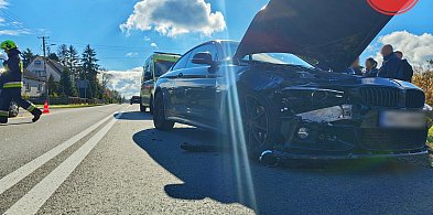 Groźny wypadek w Gzince. Uczestnikami Mazda i BMW-331881