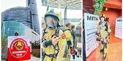 Strażak z OSP Kiełmina zdobył szczyt Sky Tower -331312