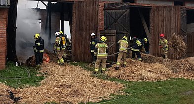 Pożar w Mastkach. Strażacy odjechali, ogień pojawił się ponownie-331304