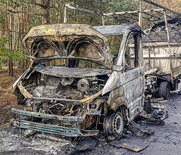 Okolice Łowicza. Gorąco na DK 70. Ten pożar mógł zakończyć się tragicznie-331626