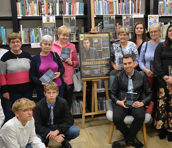 Kiernozia. Spotkanie autorskie w bibliotece. Gościem autor kryminałów-332169