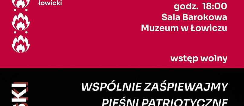 Łowicz. Wspólne śpiewanie pieśni patriotycznych-4756