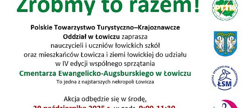 Łowicz. Akcja sprzątania Cmentarza Ewangelicko-Augsburskiego w Łowiczu-4741