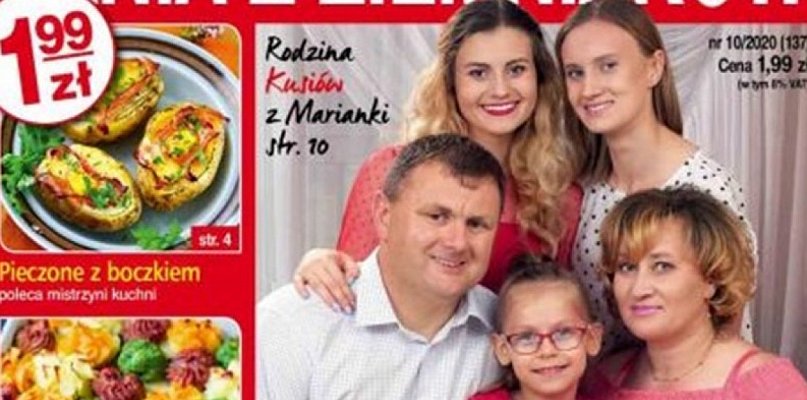 Wehikuł czasu – 5 lat temu: Rodzina z Marianki na okładce miesięcznika kulinarnego - 330529