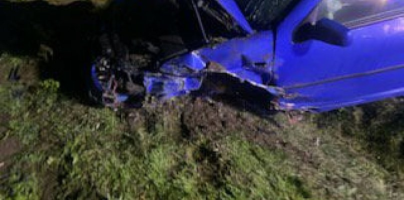 Poważny wypadek w Czerniewie na drodze z Łowicza do Kiernozi - 332534