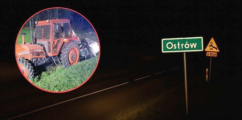 Blisko tragedii! Pod Łowiczem audi uderzyło w ciągnik - 333320