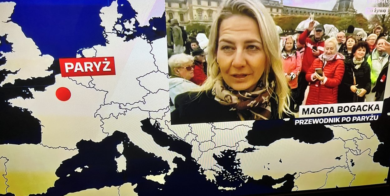 Łowiczanie świadkami zuchwałej kradzieży w Paryżu. Nie zobaczyli Louvre