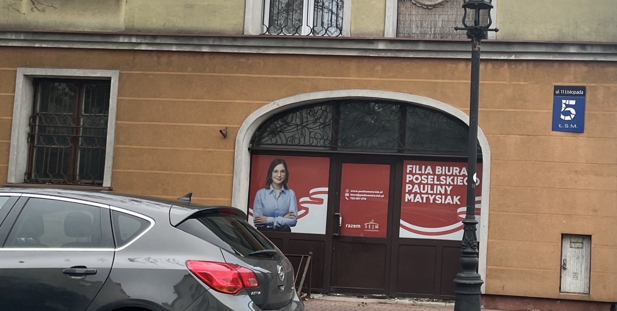 Posłanka Paulina Matysiak wyrzucona z partii. Ma w Łowiczu swe biuro