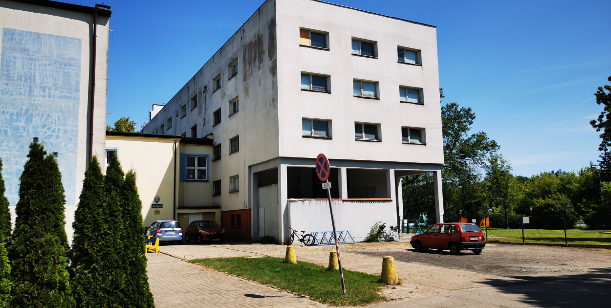 Budynek przy ul. Kaliskiej 5 w Łowiczu. 