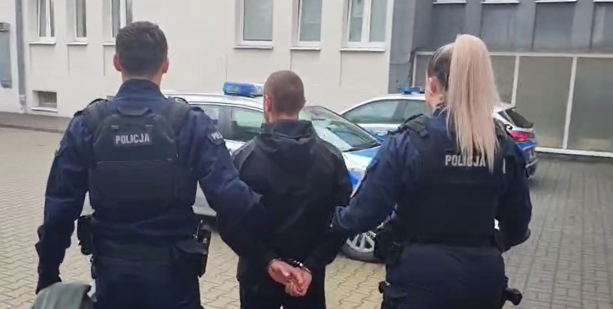 zrzut ekranu / film KPP Zgierz 