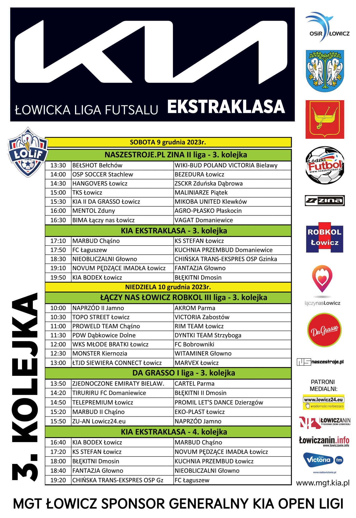 Fot.: Łowicka Liga Futsalu.