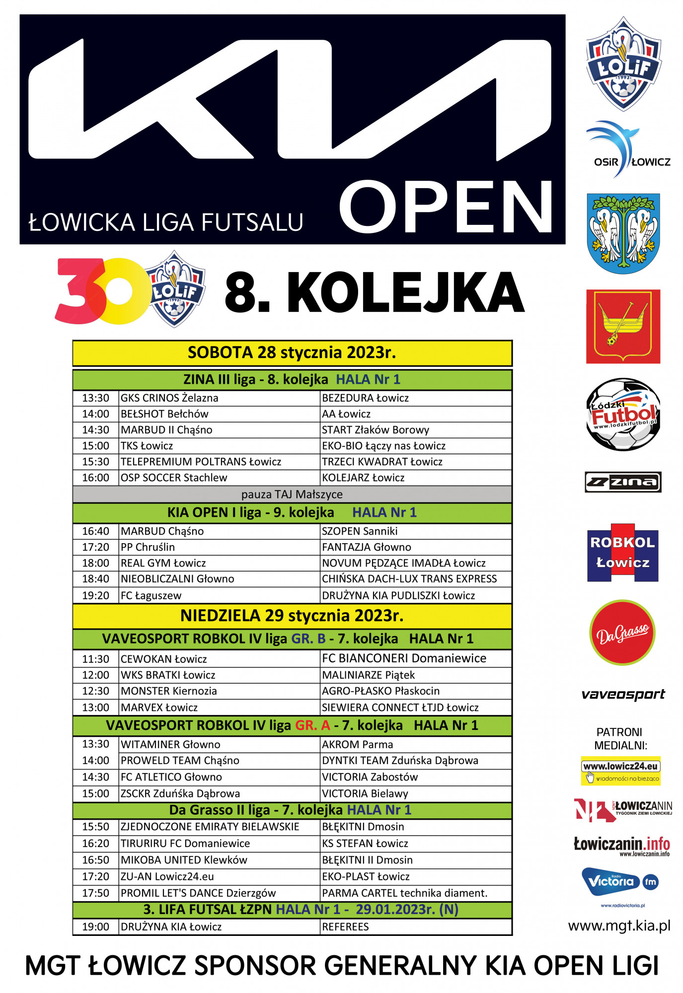 Fot.: Łowicka Liga Futsalu.